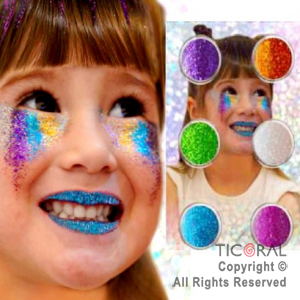 KIT PARA MAQUILLAJE GLITTER COLORES SURTIDOS X 12GR